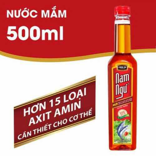 Nước Mắm Nam Ngư nhãn đỏ 500ml Thùng 24 chai